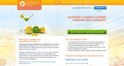 Desktop Screenshot of cocktailmachine.com.au